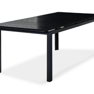Ruokapöytä Tunis Jatkettava 220-280x100 cm - Musta/Harmaa