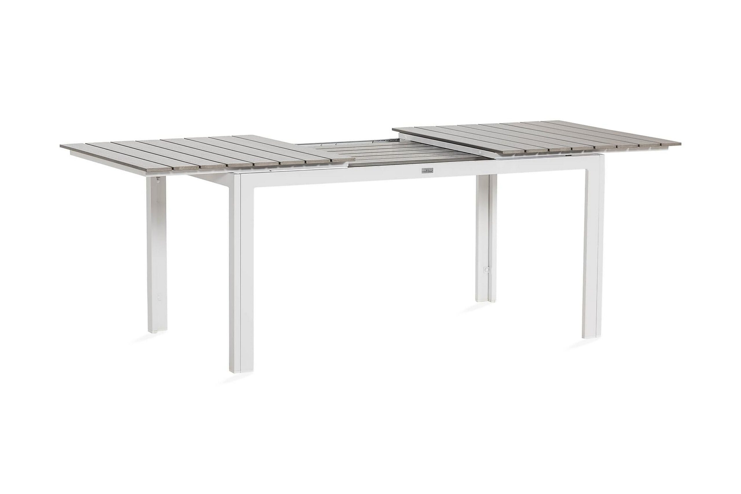 Ruokapöytä Tunis Jatkettava 152-200x90 cm - Valkoinen/Harmaa