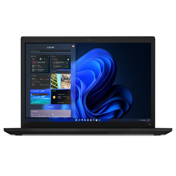 Lenovo X13 G3 13,3" Ryzen 5 Pro 6650U, 8GB Ram, 256GB SSD, Windows 11 Pro - Kannettava, Musta