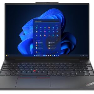 Lenovo ThinkPad E16 G2 16" Intel Ultra 5 125U, 16 Gt, 512 Gt, Win 11 Pro -kannettava, Musta