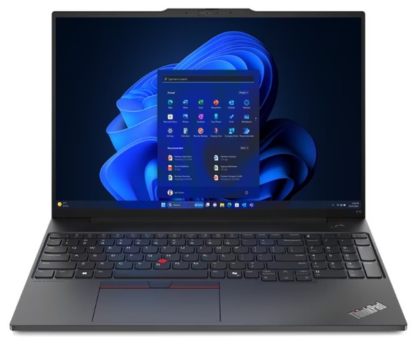 Lenovo ThinkPad E16 G2 16" Intel Ultra 5 125U, 16 Gt, 512 Gt, Win 11 Pro -kannettava, Musta