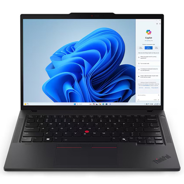 Lenovo ThinkPad T14 G5 14" Intel Ultra 7 155U, 64 Gt, 1 Tt, Win 11 Pro -kannettava, Musta