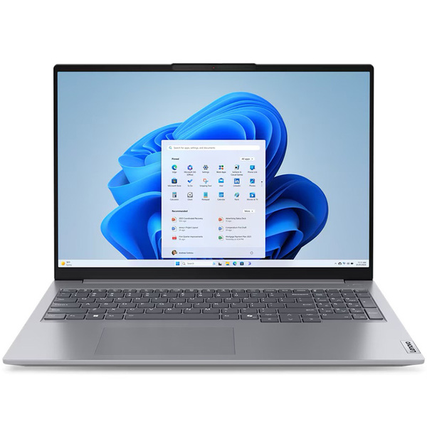 Lenovo ThinkBook 16 G7 16" Ryzen 7 7735HS, 16 Gt, 512 Gt, Win 11 Pro -kannettava, Arctic Grey