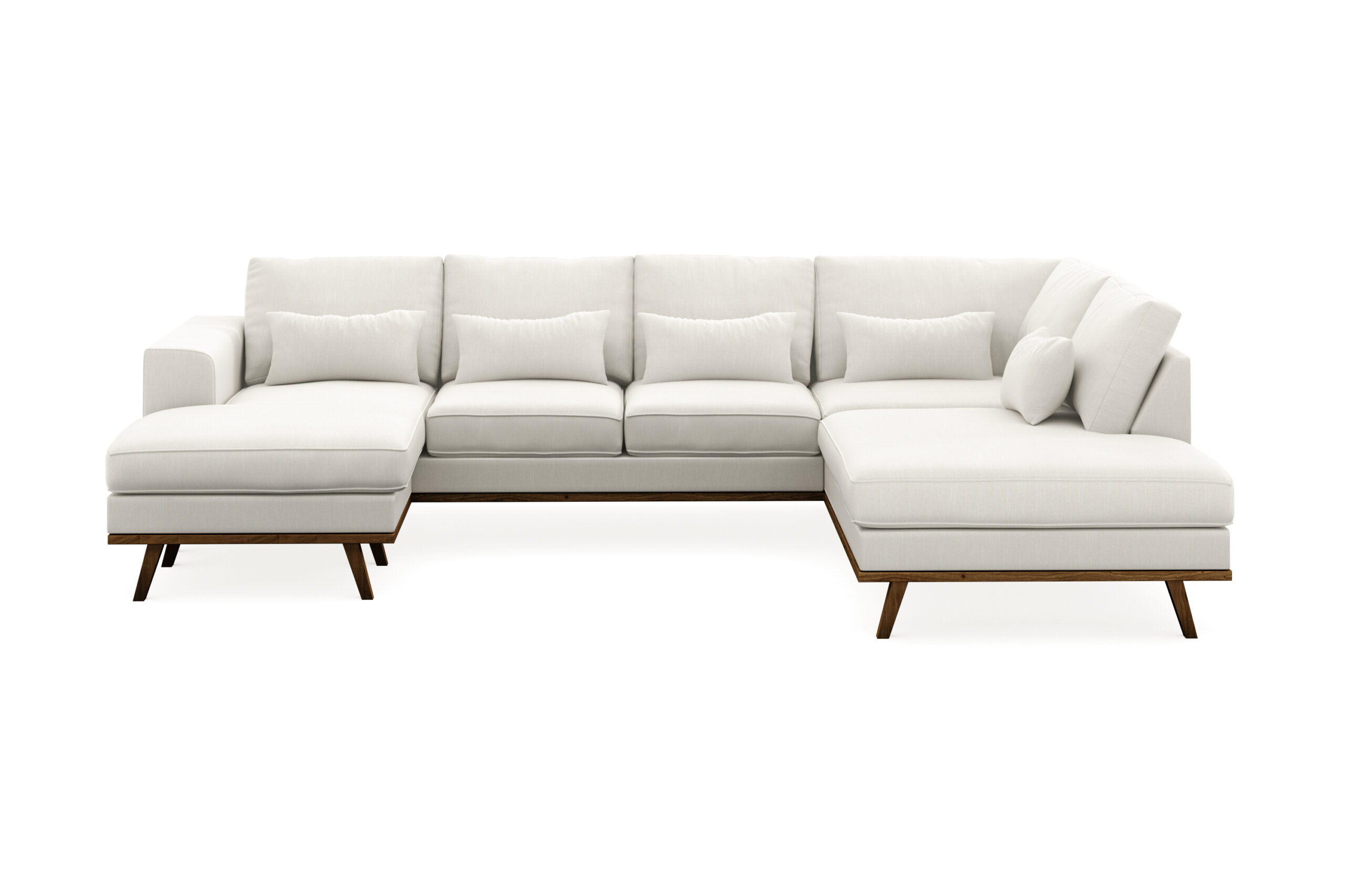 U-Sohva Haga Compact - Pellavanbeige