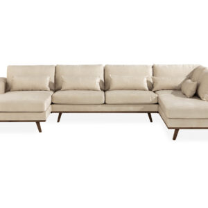 U-sohva Haga Sametti - Beige