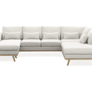 U-Sohva Haga Compact - Pellavanbeige