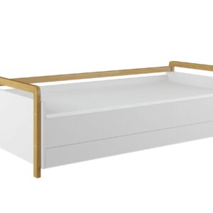 Vuodesohva Victor Säilytyslaatikolla 80x180 cm Valkoinen -
