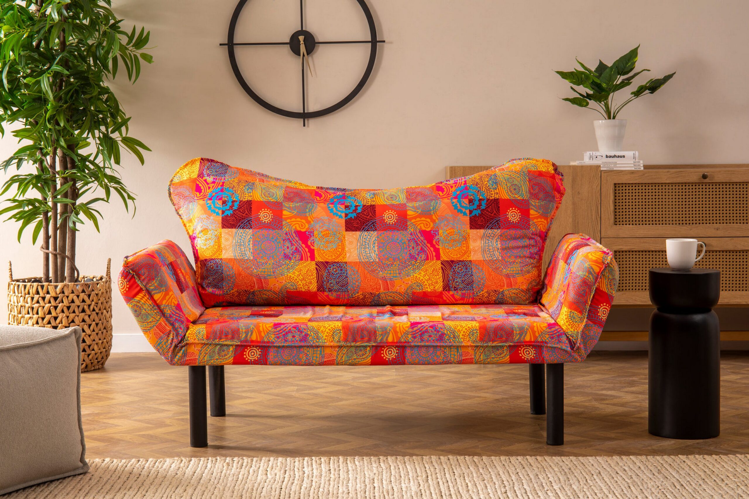 Vuodesohva Gasp 2:n ist 180x65 cm - Monivärinen