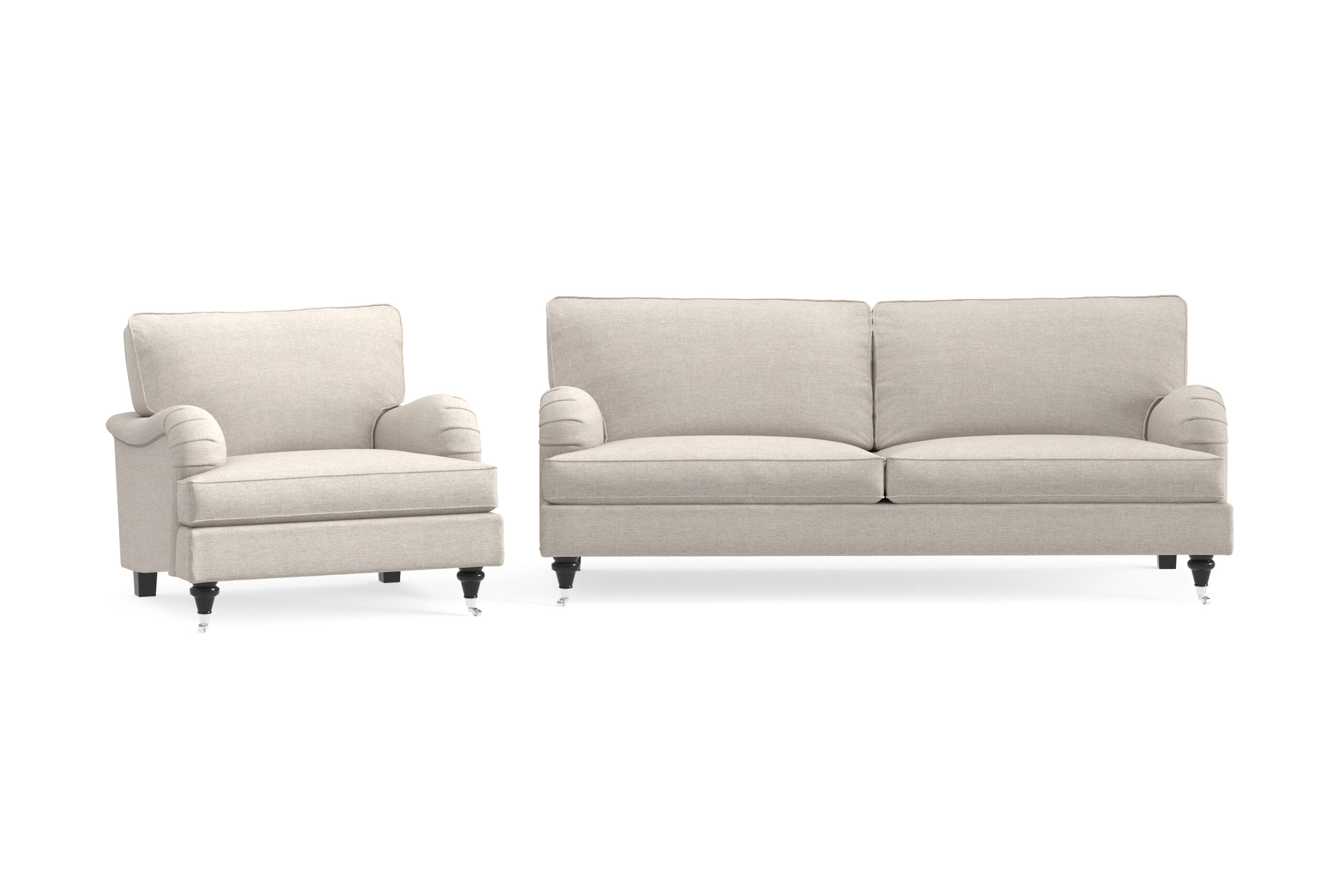 Sohvaryhmä Oxford Classic 3:n ist+Nojatuoli - Beige