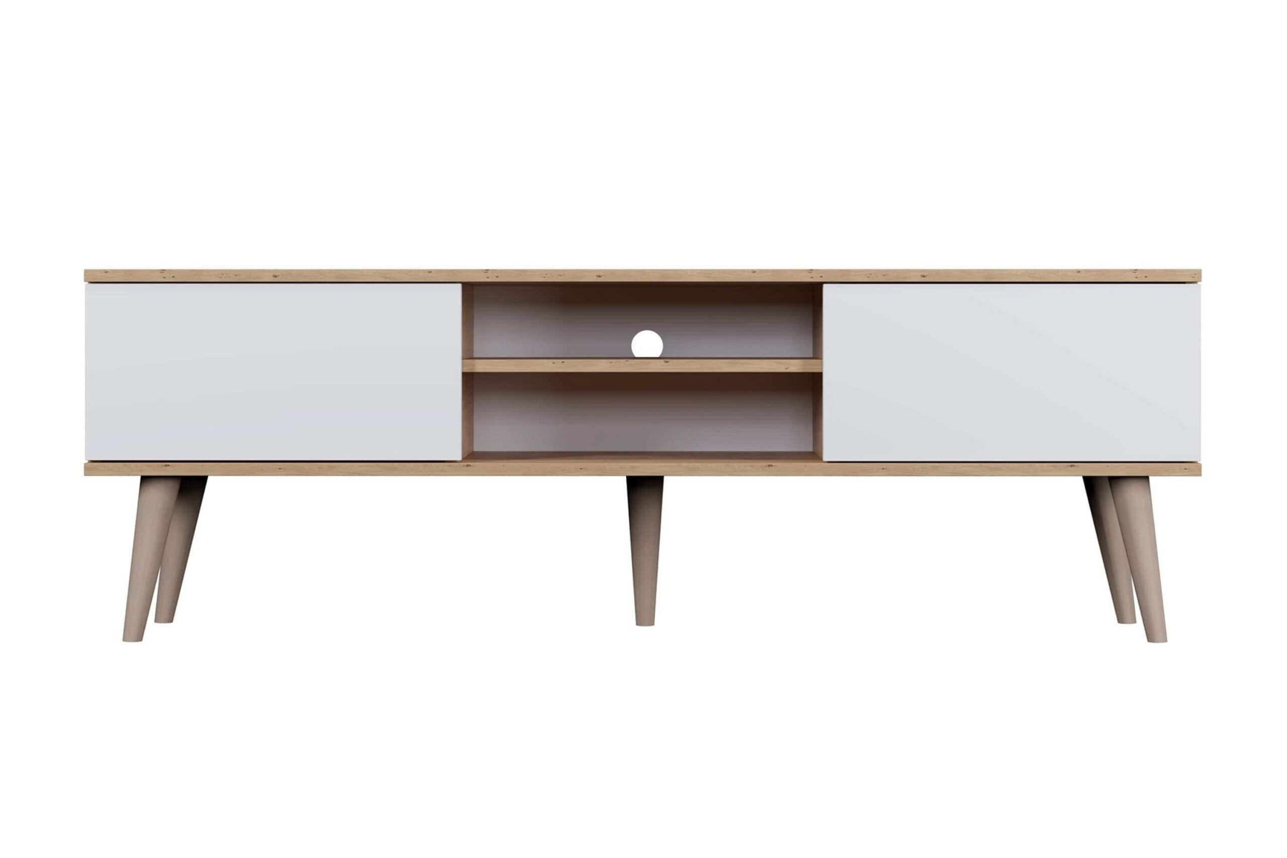 TV-Taso Toronto 160 cm Valkoinen/Beige - Kocot