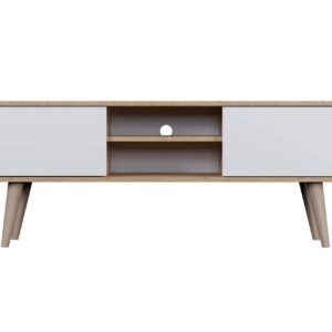 TV-Taso Toronto 120 cm Valkoinen/Beige - Kocot