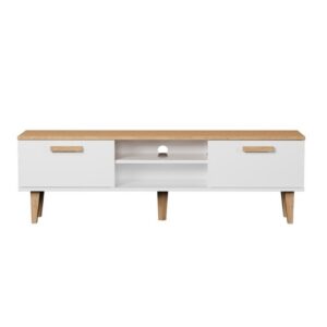 TV-Taso Denver 160 cm Valkoinen/Beige - Kocot