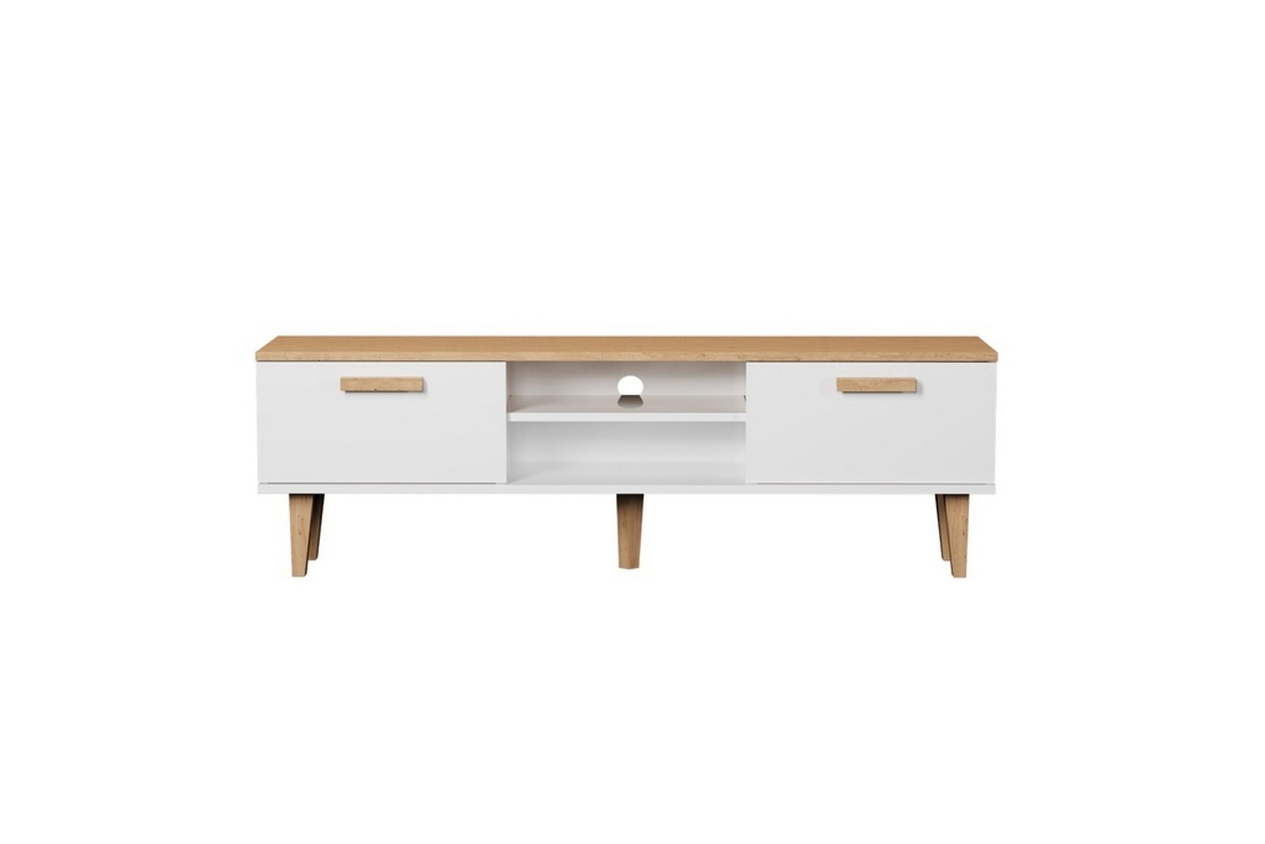 TV-Taso Denver 160 cm Valkoinen/Beige - Kocot
