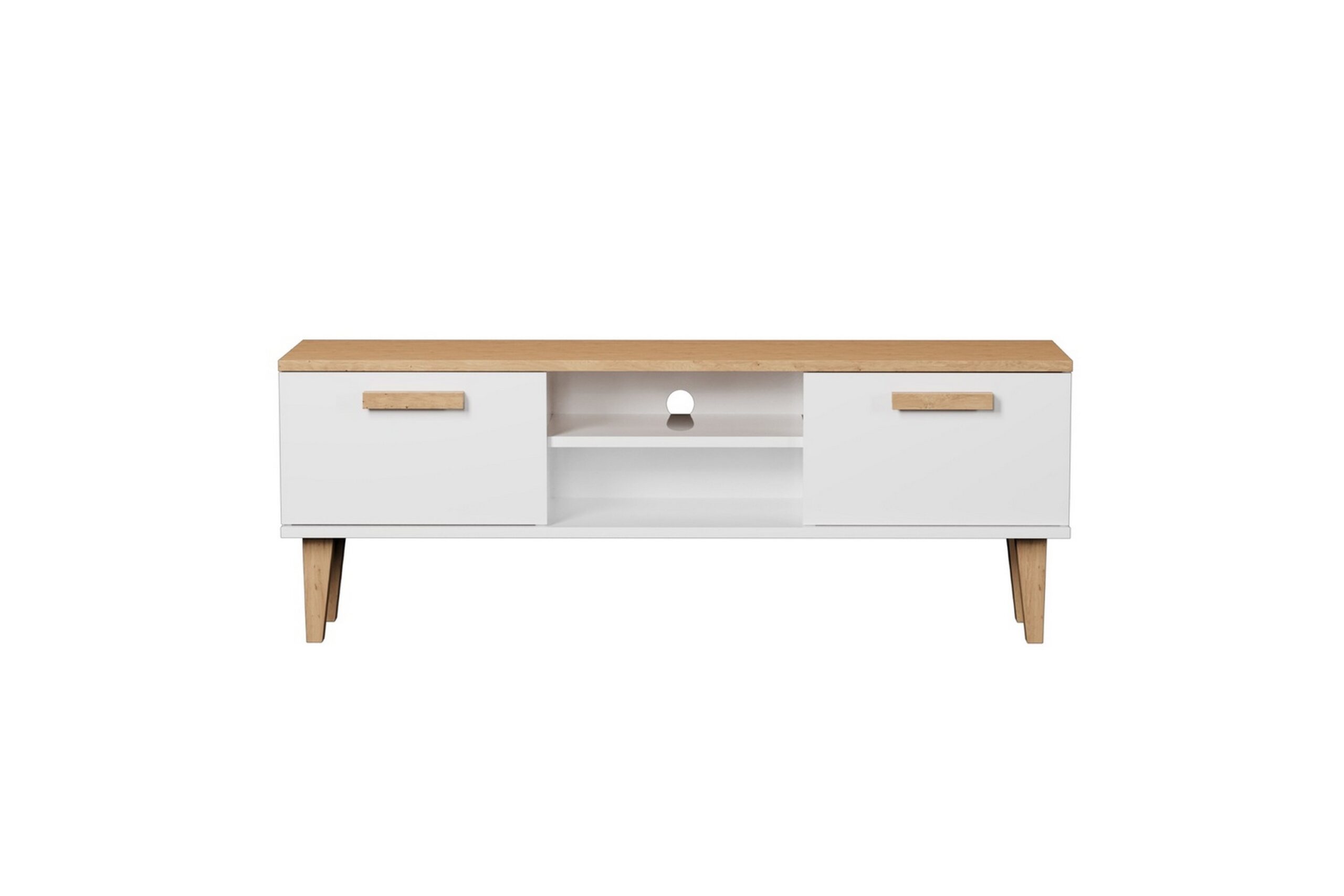 TV-Taso Denver 120 cm Valkoinen/Beige - Kocot