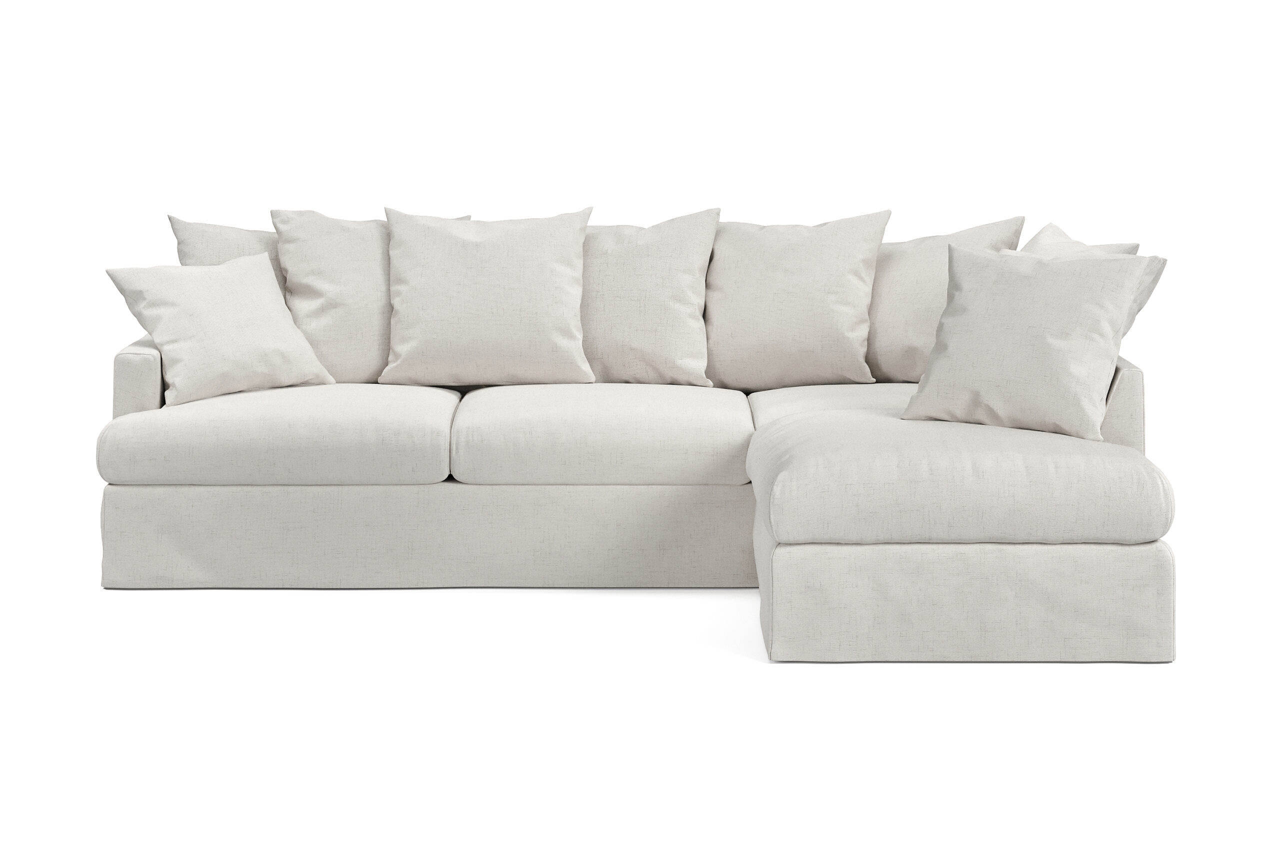 Sohva avopäädyllä Menard Oikea - Beige