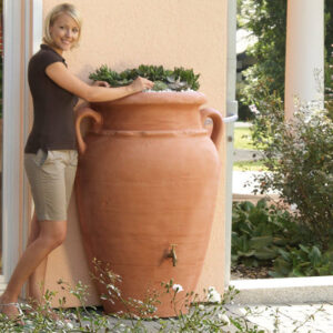 Vesisäiliö Antiikki Wall Amphora Terracotta 260 L