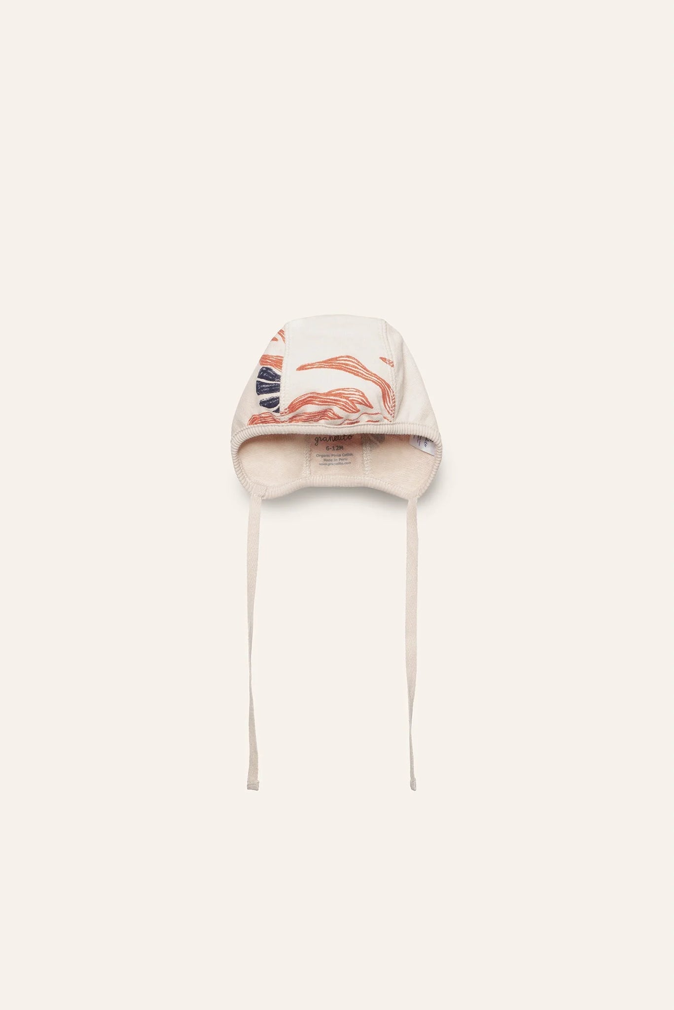 Whale Lasten Kypärämyssy Beige