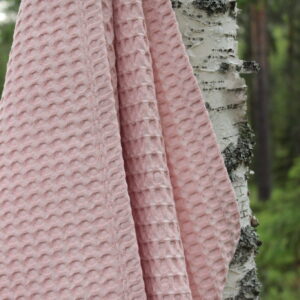 Keltainen Design kylpypyyhe - Roosa