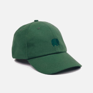 Logo Dad Cap Tummanvihreä