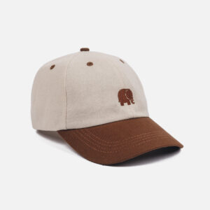 Logo Dad Cap Luonnonvalkoinen/Ruskea