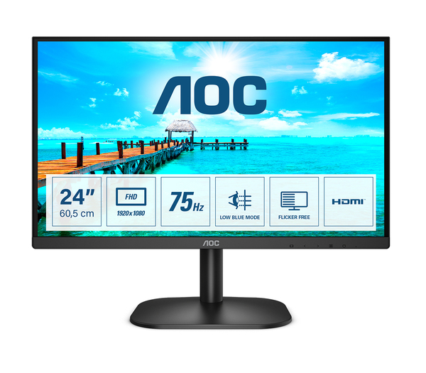AOC 24" B2 24B2XHM2 Full HD, VA -näyttö