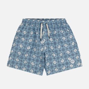 Tiles Swim Shorts Light Blue