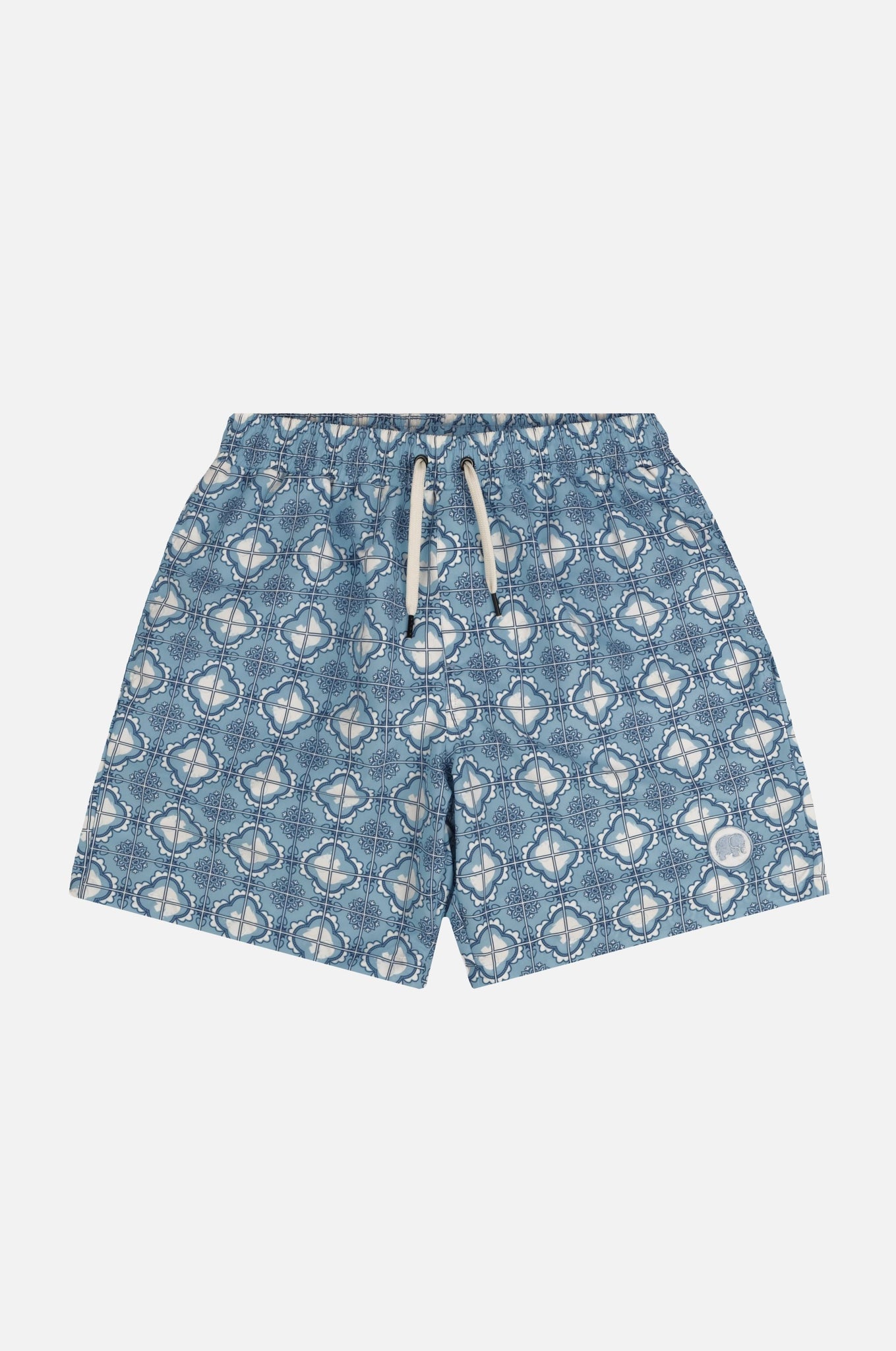 Tiles Swim Shorts Light Blue
