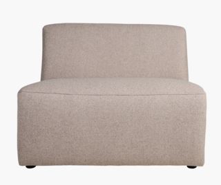 Juno moduulisohvaosa 1,5-istuttava ilman käsinojaa beige