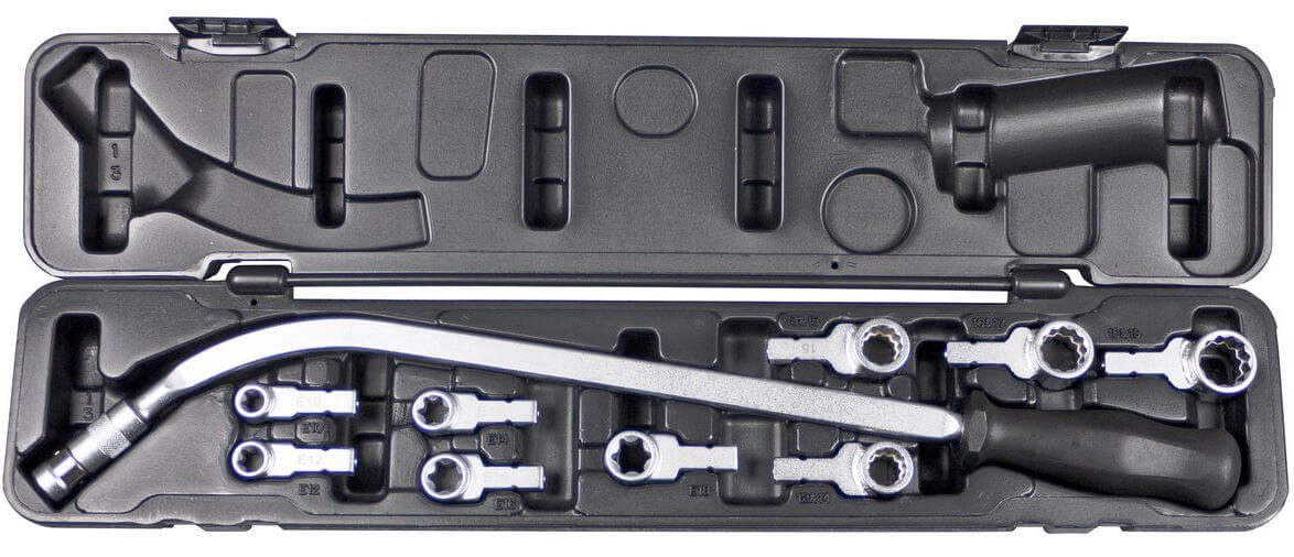 Hihnakiristintyökalusarja 12-19 mm / E10-E18