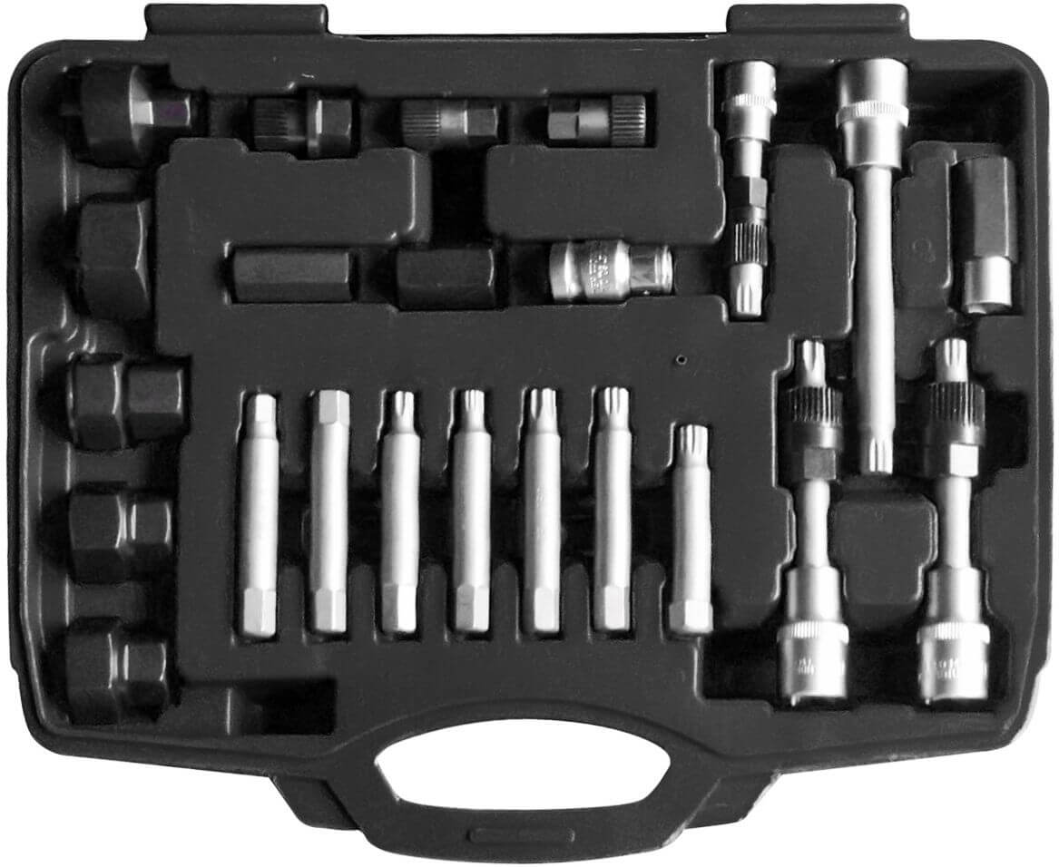 Laturin vapaakytkimen irroitussarja 22-osainen, XL-Tools