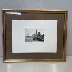 Taulu ”Dusseldorf” grafiikka, Signeerattu