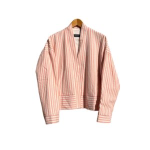 Kimono Takki Valkoinen/Vaalenpunainen
