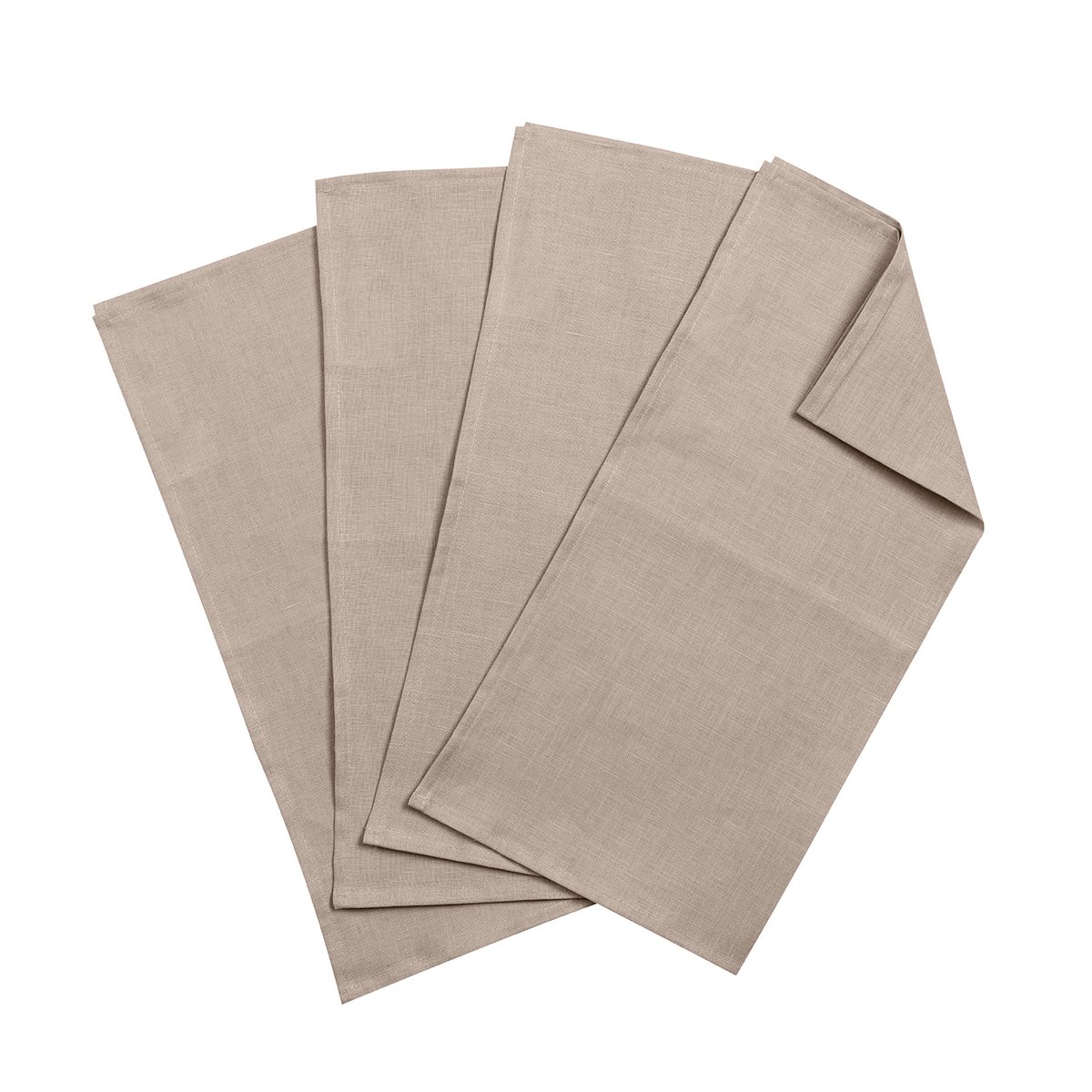 Scandi Living Clean lautasliinat 45 cm x 45 cm, 4-pakkaus sand