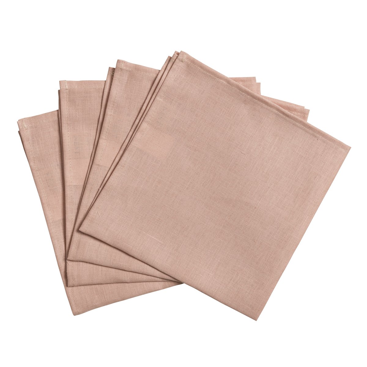 Scandi Living Clean lautasliinat 45 cm x 45 cm, 4-pakkaus dusty rose