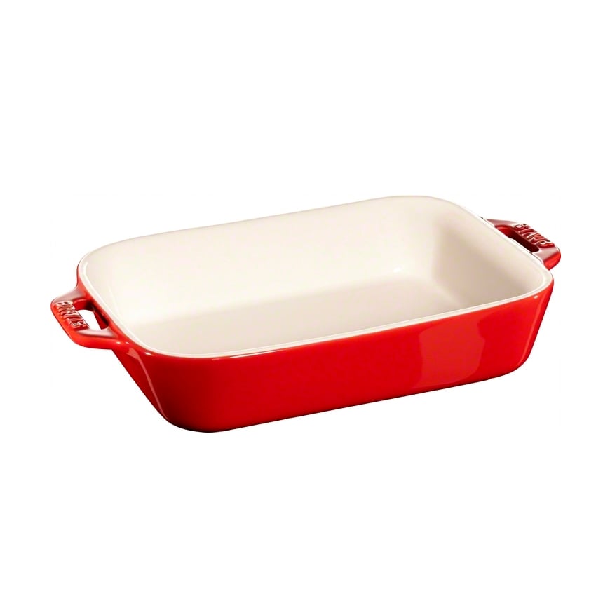 STAUB Staub suorakulmainen uunivuoka, 20 cm x 16 cm punainen