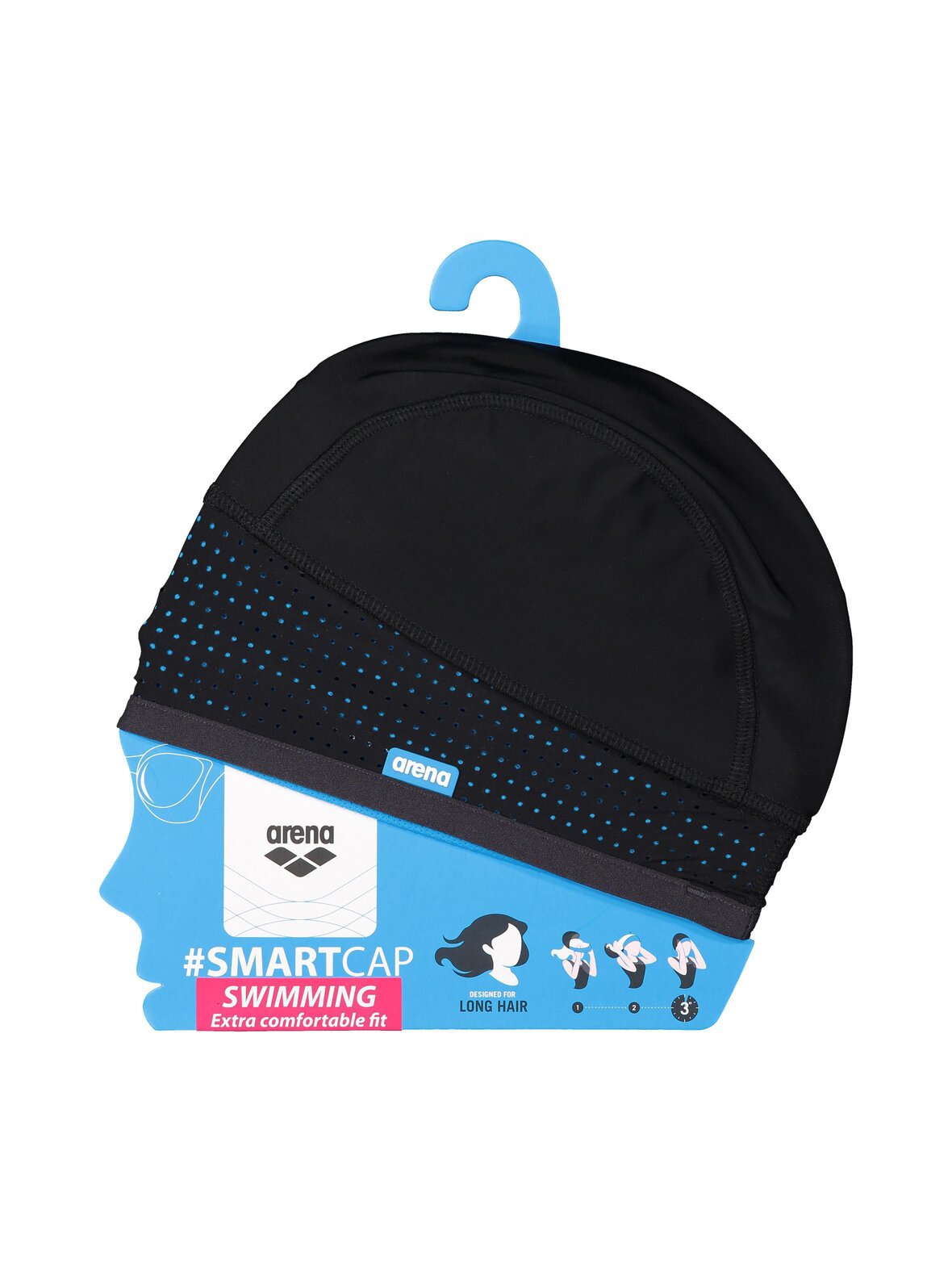 Smart cap -uimalakki pitkähiuksisille