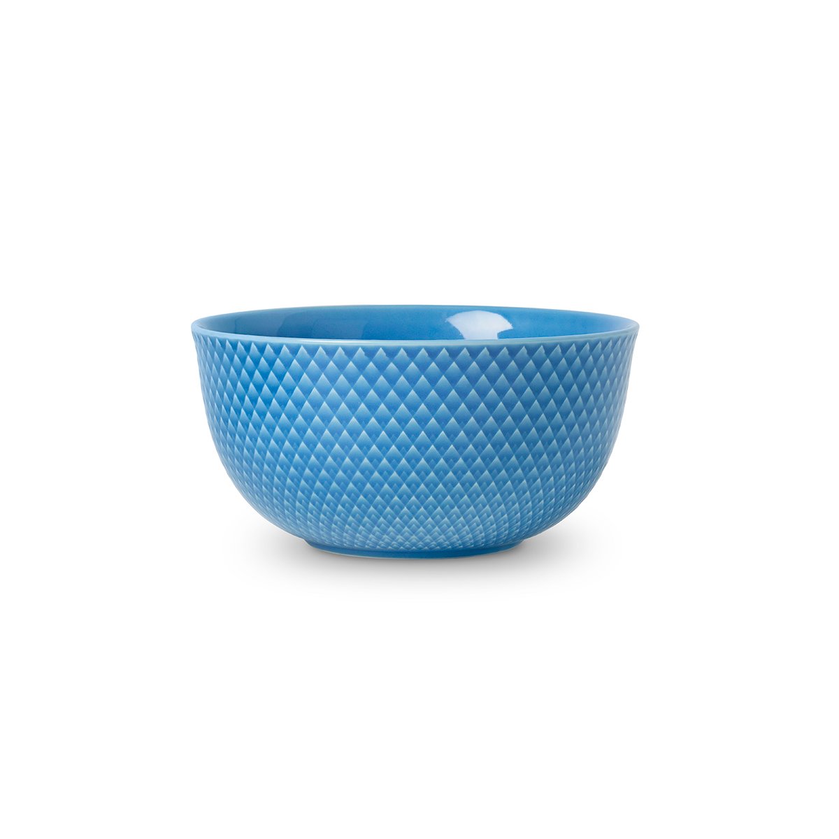 Lyngby Porcelæn Rhombe tarjoilukulho Ø17,5 cm Sininen