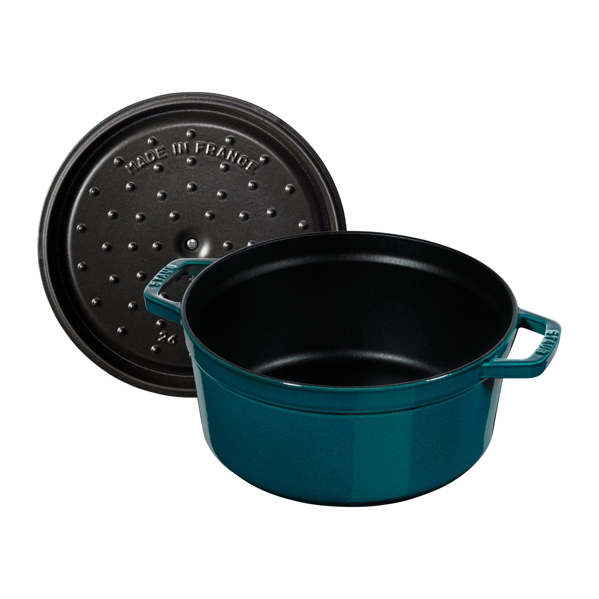 STAUB La Mer pyöreä pata, kolme emalikerrosta 5,2 l