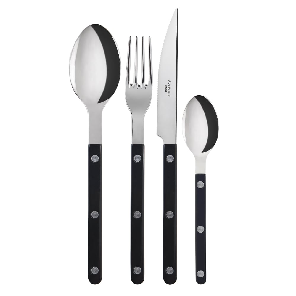 SABRE Paris Bistrot aterimet shiny, 24 osaa Black