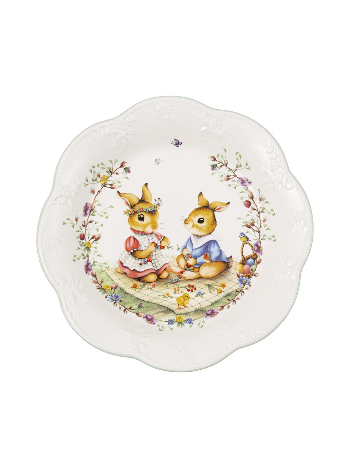Spring fantasy bowl medium picnic -kulho 24 x 4 cm