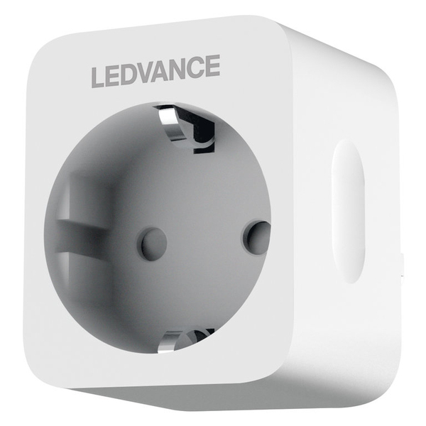 Ledvance SMART+ Plug -älypistorasia energianmittauksella, Wi-Fi, 10A, valkoinen