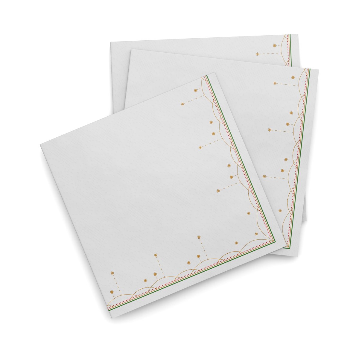Wik & Walsøe Julemorgen servetti 33 x 33 cm, 20-pakkaus Paperiköynnökset