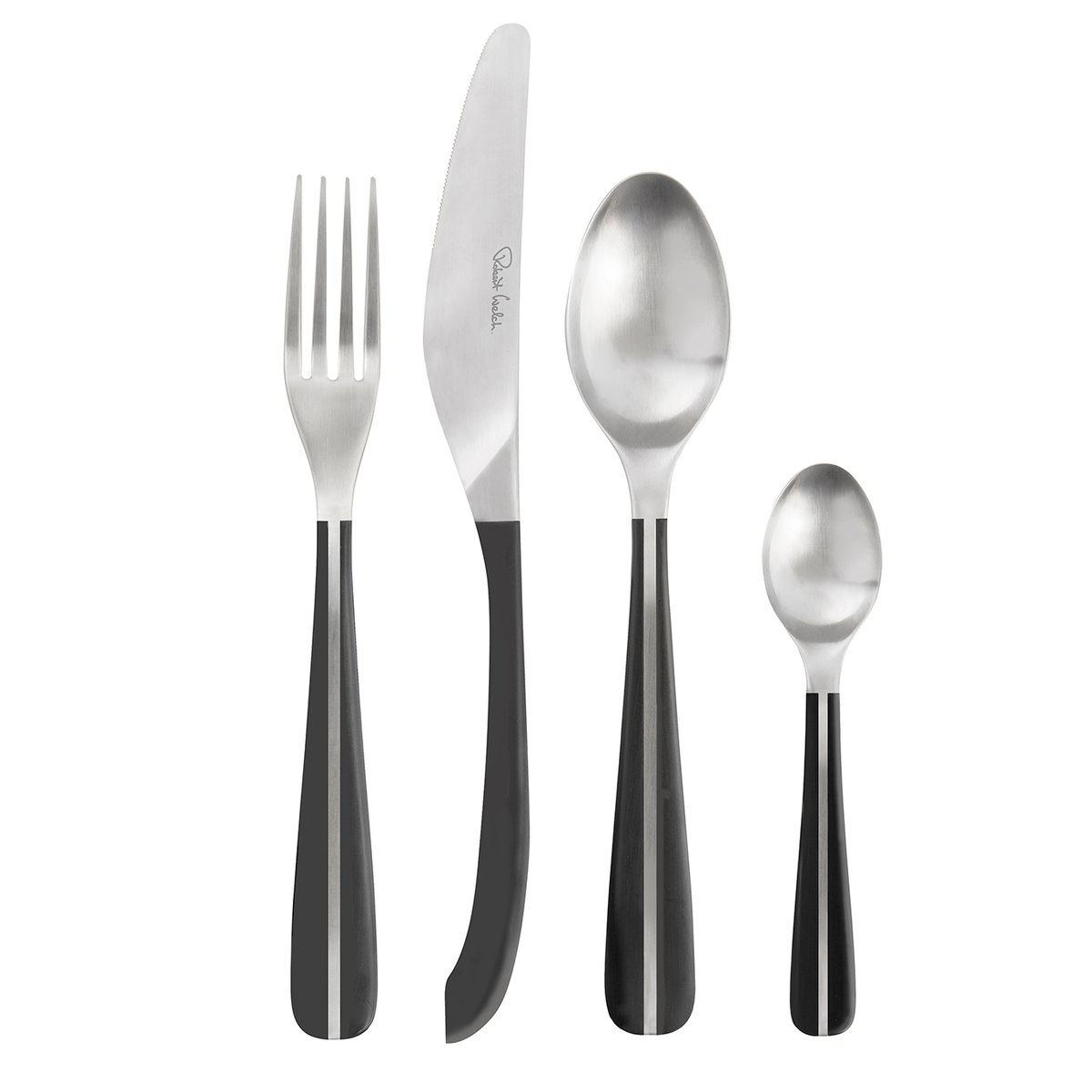 Robert Welch Contour aterinsetti, 24 osaa Musta