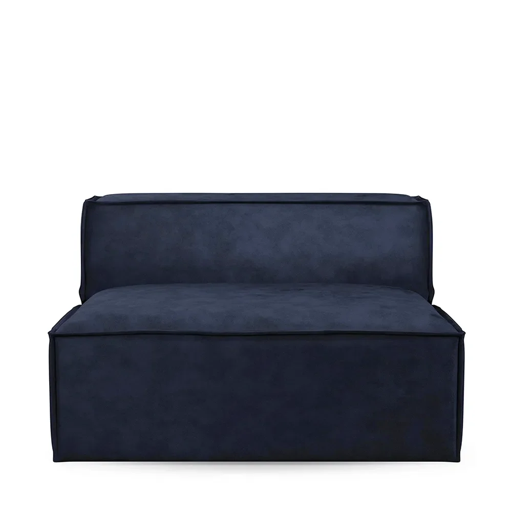 Riviera Maison, The Jagger Keskimoduuli 125 cm velvet I estate blue