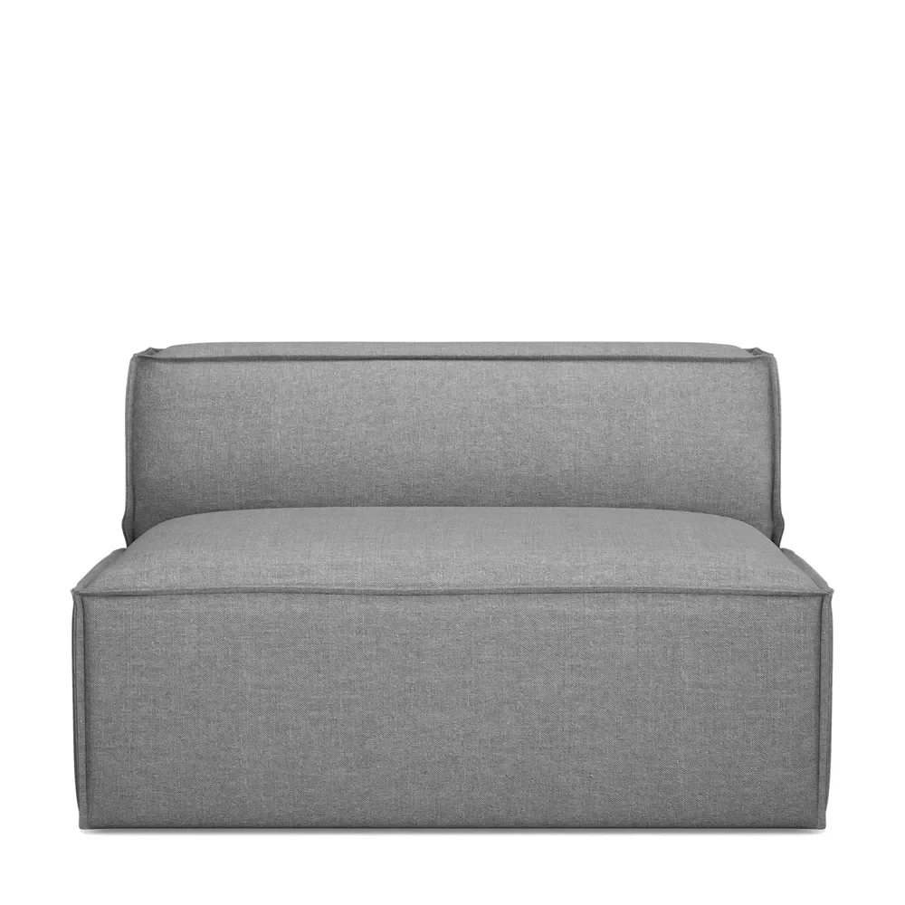 Riviera Maison, The Jagger Keskimoduuli 125 cm washed cotton grey