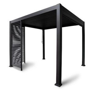 Lamellikaihdin puutarhakatokseen Mirador 93x235 cm