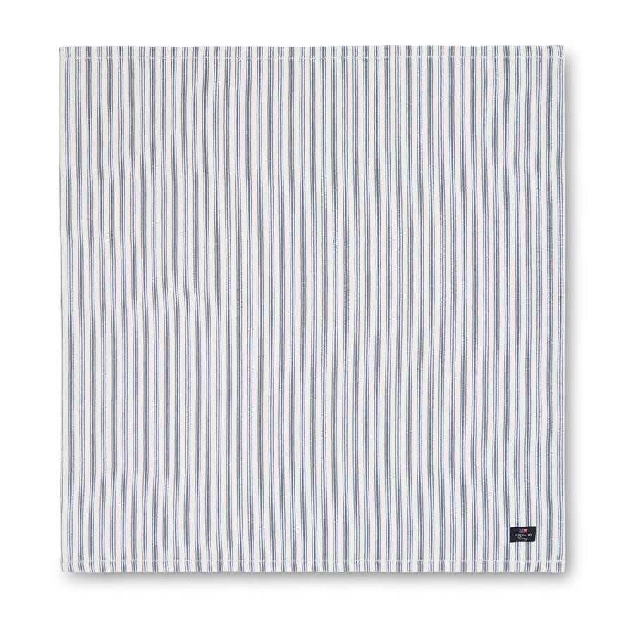 Lexington Icons Herringbone Striped -lautasliina 50 x 50 cm Blue-white