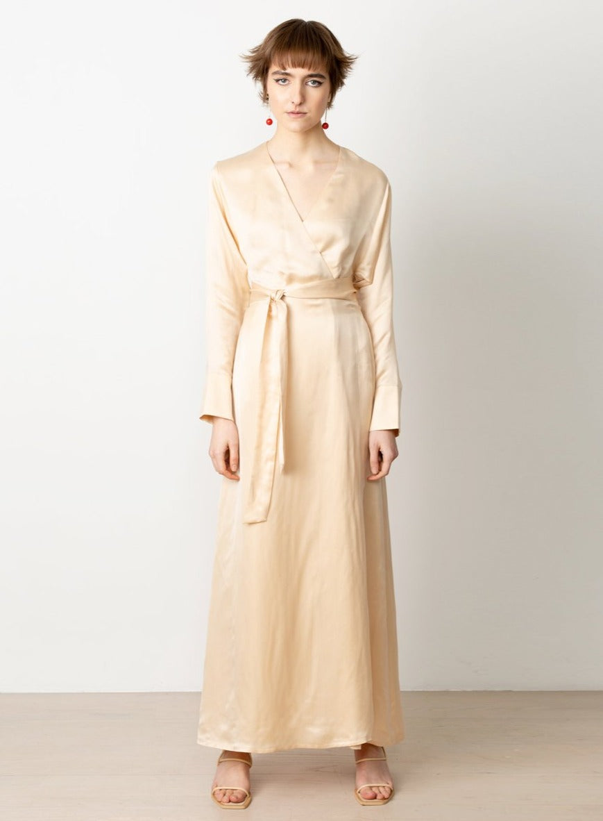 Studio Heijne Maxi kietaisumekko Champagne