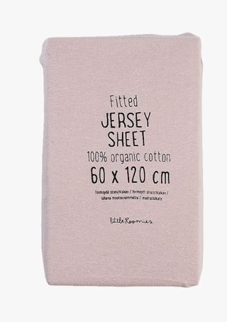 Jersey formsydd muotoonommeltu aluslakana vaaleanroosa