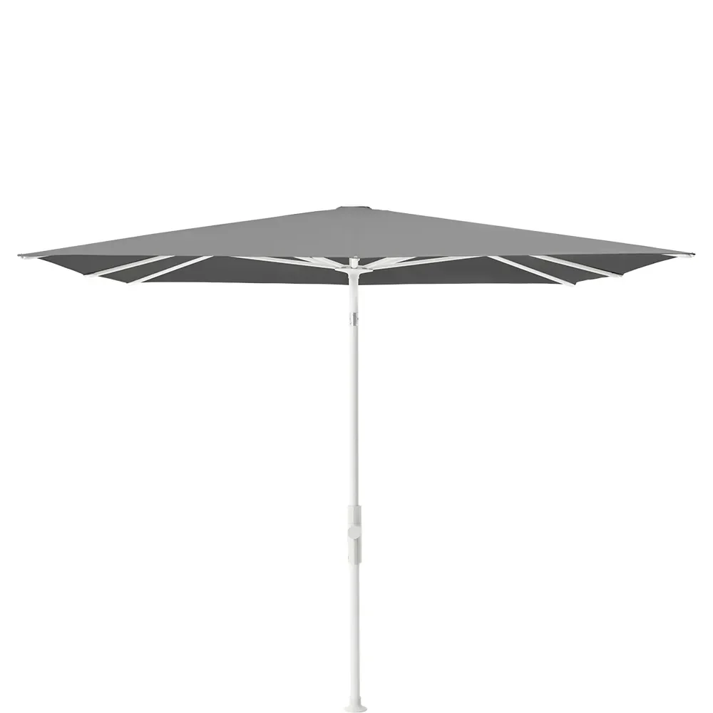 Glatz, Twist parasoll 240×240 cm matt white Cat.5 502 Thunder